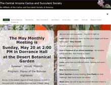 Tablet Screenshot of centralarizonacactus.org